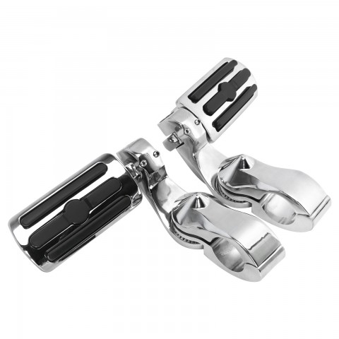 Motorcycle Footpeg Foot Peg Pedals For Harley Heritage Softail Dyna Touring Electra Glide