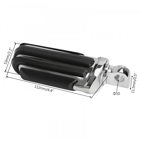 Motorcycle Footpeg Foot Peg Pedals For Harley Heritage Softail Dyna Touring Electra Glide