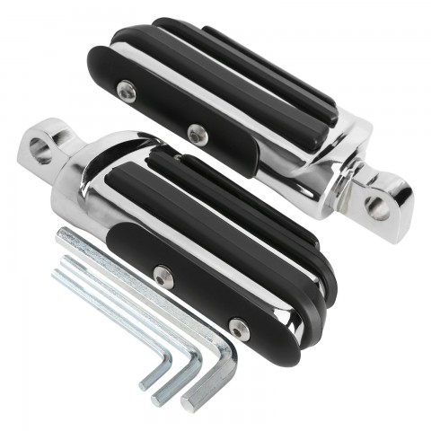Motorcycle Footpeg Foot Peg Pedals For Harley Heritage Softail Dyna Touring Electra Glide