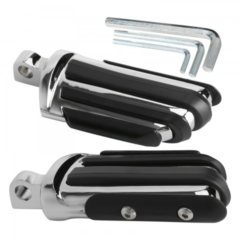 Motorcycle Footpeg Foot Peg Pedals For Harley Heritage Softail Dyna Touring Electra Glide