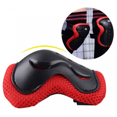 Kids Knee Elbow Pads with Wrist Guards Protective Gear Set for Cycling Skating