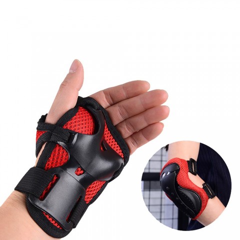 Kids Knee Elbow Pads with Wrist Guards Protective Gear Set for Cycling Skating