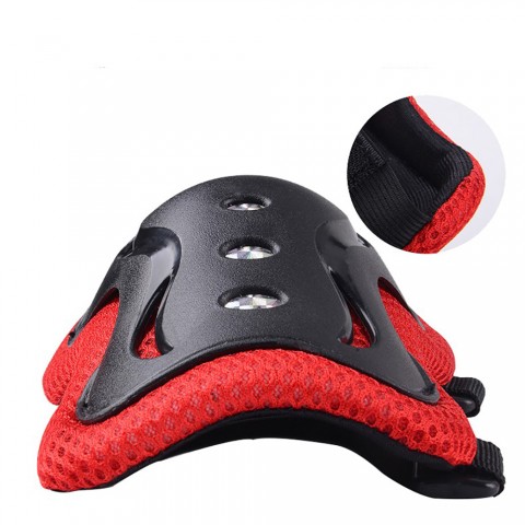 Kids Knee Elbow Pads with Wrist Guards Protective Gear Set for Cycling Skating