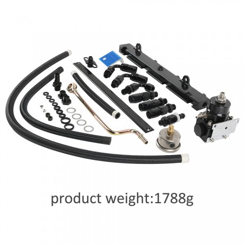 K20 K24 Tucked Fuel Line System Kit for K-Series K-Swaps DC2 EG EK Honda Acura