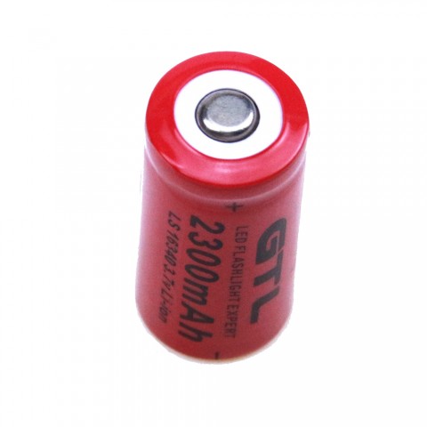 4pcs Rechargeable Battery 3.7V CR123A 123A CR123 16340 2300mAh