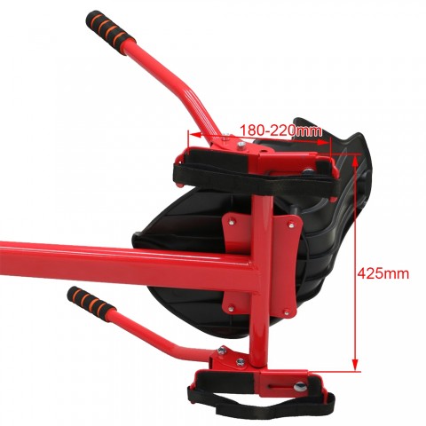Adjustable Go Kart HoverKart Stand for Two Wheel Self Balancing Scooter Red