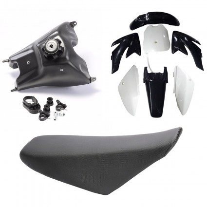 Fairing Fender Kit With Fuel Tank Seat For CRF70 Atomik Thumpstar Pitpro