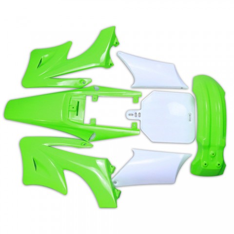 Green Plastic Fender Fuel Tank Seat for 90-150cc Dirt Bike 