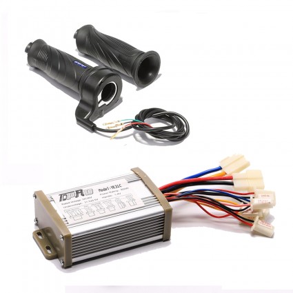 36V 800W Brush Motor Speed Controller With Throttle For E-bike Scooter