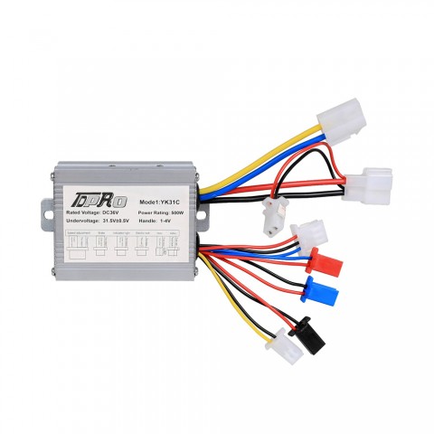 36V 500W Brush Electric Motor With Speed Controller For ATV Electric Dirt Bikes
