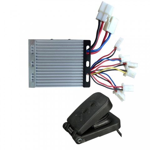 Bicycle Brush Motor Speed Controller 36V 350W Electric with Foot Pedal