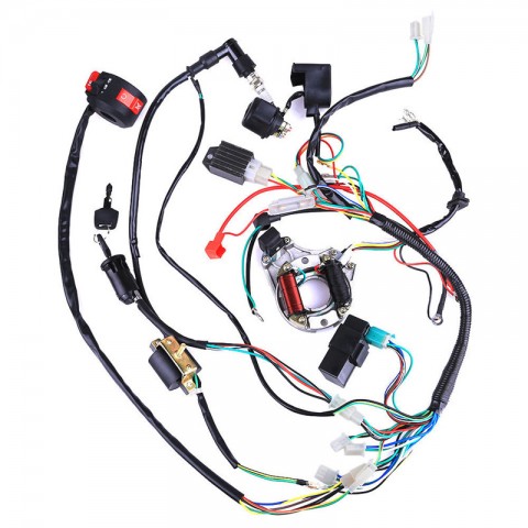 Wiring Harness Stator for 50cc -125cc Quad ATV Pit Trail Bike Go Kart Coolster