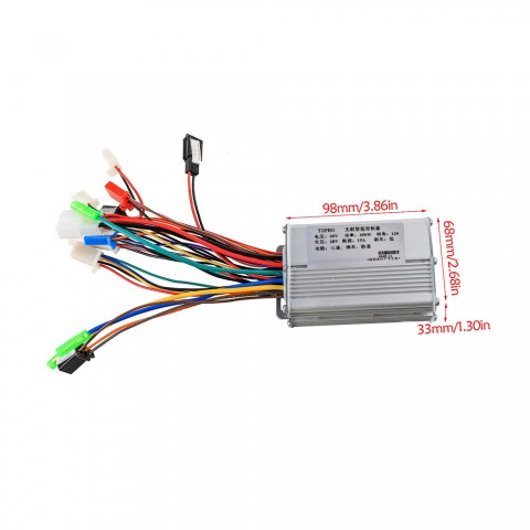 DC 36V 350W Brushless Variable Speed Controller For E-bike Scooter Razor