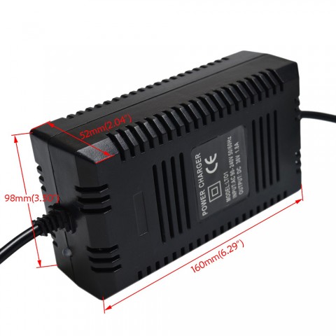 36V 1.8A US Plug Connector Lithium Battery Charger Universal