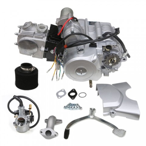 125cc Engine 4 Stroke Motor Semi-Auto 3+1 Reverse fr ATV 4 Wheeler Quad Tricycle