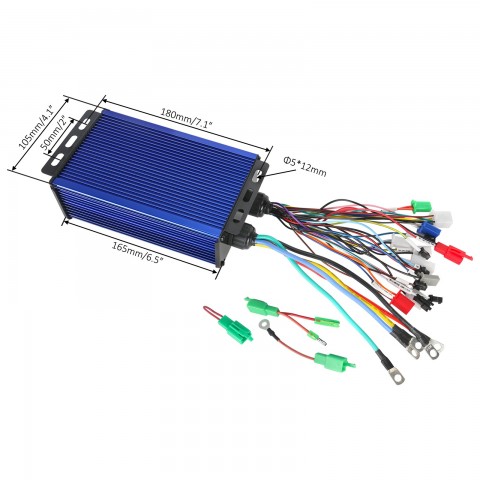 36V/48V/52/60/60/62/72V/84V Brushless Motor Controller For Electric Go Kart Scooter