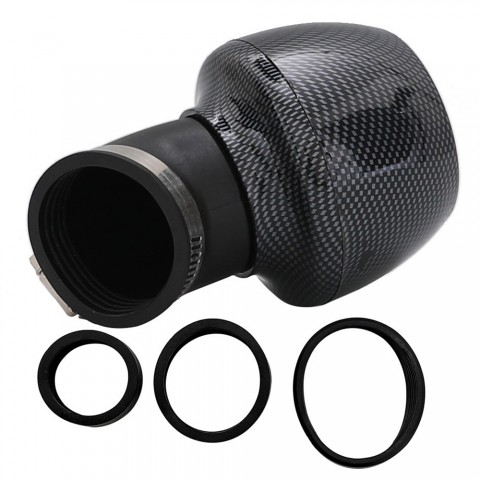 48mm Intake Carbon Fiber Air Filter For GY6 Moped Scooter