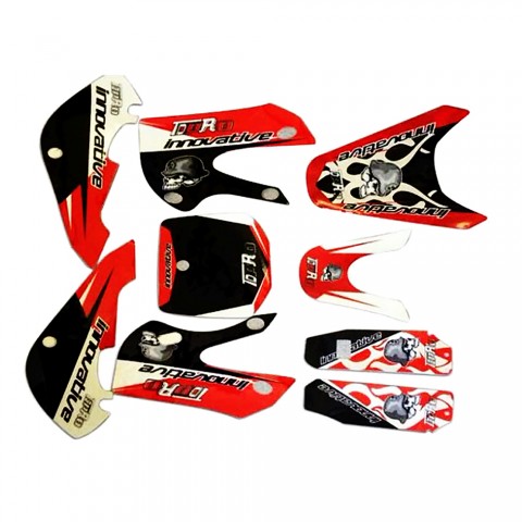 Decal Stickers Kit With Fenders For Kawasaki Suzuki Pit Bike