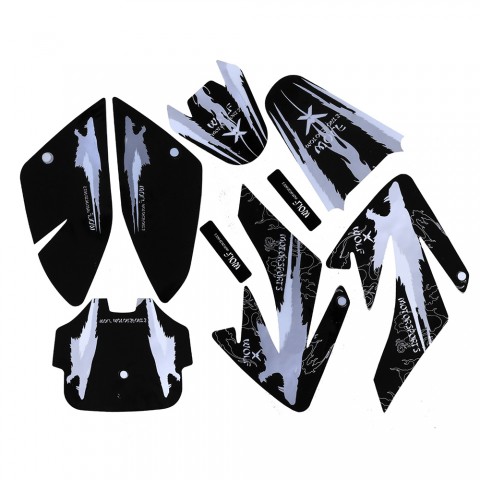 Motorcycle Graphics Decal Sticker Kit for CRF70 Dirt Pit Bike