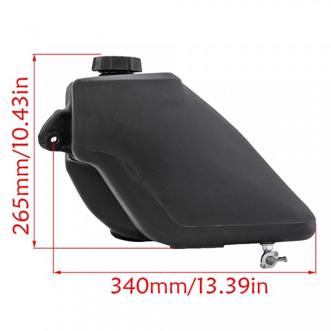 Plastic Gas Fuel Tank for ATV GY6 Quad 150cc 200cc 250cc Sunl Roketa