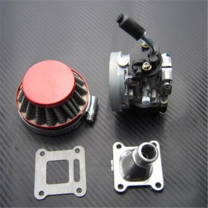 19mm Carburetor With 60mm Air Filter for 2 Stroke Mini Motobike