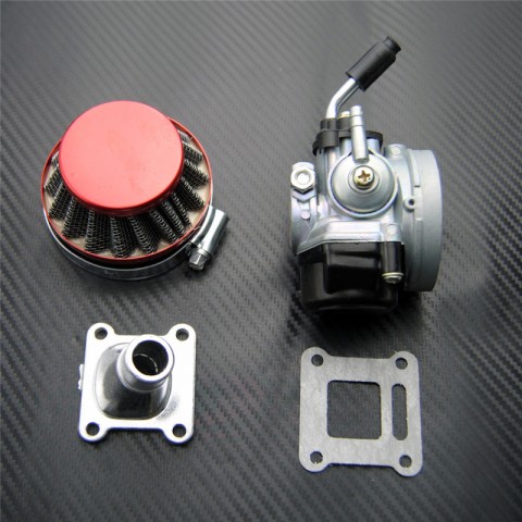 19mm Carburetor With 60mm Air Filter for 2 Stroke Mini Motobike