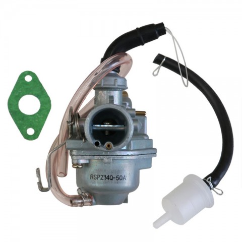 14mm Carburetor For 50cc 49cc ATV Go Kart Buggy 4 Stroke Bike