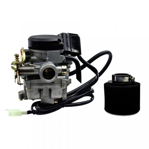 Carburetor With Air Filter For 4 stroke GY6 50CC Apollo Scooter