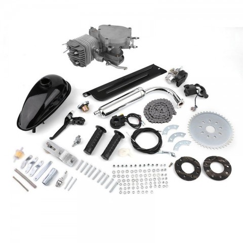 Complete 50cc 2 Stroke Engine Bike Motor Kit For Petrol Gas Motorized Bike