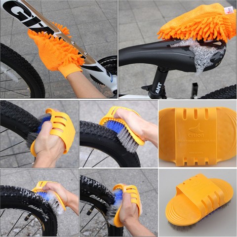 Bike Chain Cleaning Brush Cycling Motorcycle Gear Cleaner Tool Set