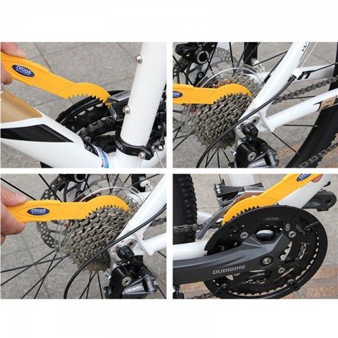 Bike Chain Cleaning Brush Cycling Motorcycle Gear Cleaner Tool Set