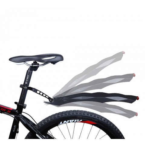 Front Rear Mudguards Guard Tail Light Fender Mountain Bike MTB