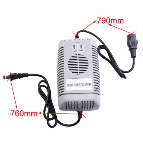48V 2.5 A Battery Charger For Electric Go Kart Scooter E-Bike US Plug