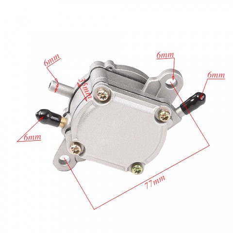 Vacuum Fuel Pump For GY6 50-250cc ATV Scooter Roketa Sunl Taotao