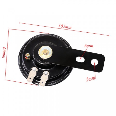 48V Electic Horn For Vespas Scooter E-Bike Motorcycle ATV