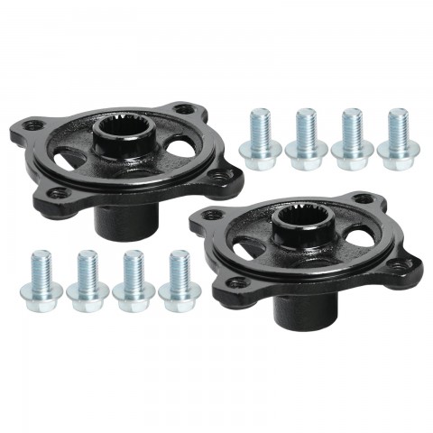 Pair 23T 4 Stud Hub Rear Axle Wheel Hub 4x110mm Go Kart ATV Quad Buggy Coolster