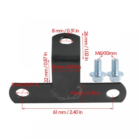 Number Plate Holder Bracket Motorcycle Fender For Kawasaki KLX110 KX 65 