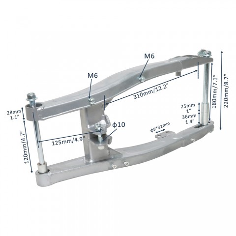 Rear Swing Arm Swingarm For 14" 16" Wheels Apollo Taotao Dirt Pit Bike 125cc 150