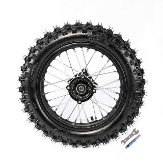 12mm 80/100 -12" Rear Wheel For 70-160cc Pit Dirt Bike