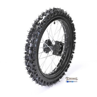 15mm Axle 60/100-14" Front Wheel Rim Tyre Pit Dirt Bike