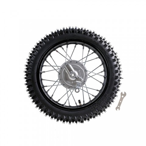 12" Front Wheel 60/100-12 Tire Rim For Drum Brake Dirt Pit Bike 70cc-125cc