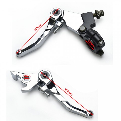 7/8" Folding Brake Cluth Lever For Motorcycle Pit Dirt Bike