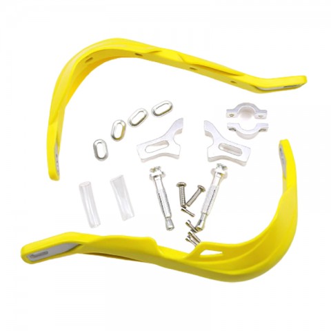 7/8" Motorcycle Handguards Hand Guards For off Road ATV Dirt Bike Yellow