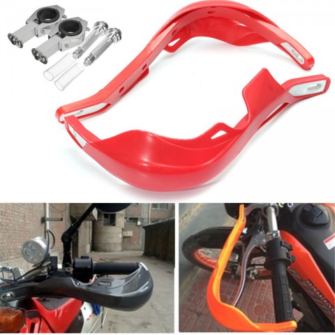 7/8" Motorcycle Handguards Hand Guards For off Road ATV Dirt Bike Orange