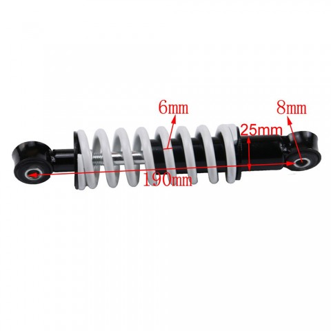 190mm 250lb Rear Motorcycle Shock Absorber For Pit Quad Dirt Bike