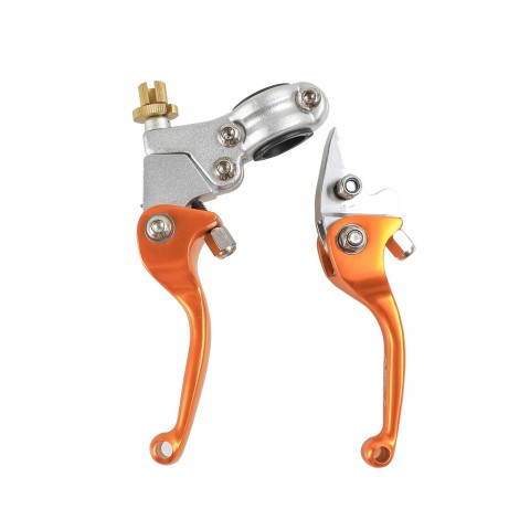 Brake Lever Clutch Lever For Dirt Bike ATV Go Kart Motorcycle Gold