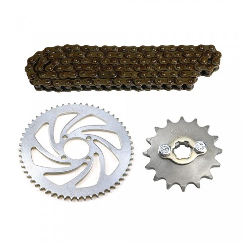 428 Chain 108 L With 16T Front Sprocket 56T Rear for Pit Dirt Bike