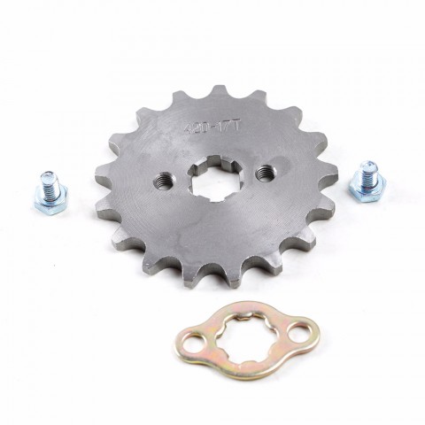 420 17T 17mm Front Sprocket For Lifan YX Engine Scooter ATV Dirt Bike