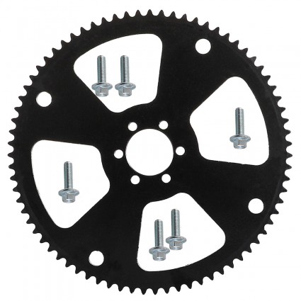 #35 75T Rear Chain Sprocket 1.48" Bore ATV Go Kart Quad Mini Bike Scooter