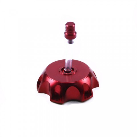 Gas Fuel Tank Cap Cover For ATV Dirt Pit Bike Motorcycle Apollo Red